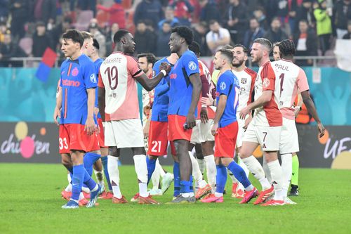 Imagini de la finalul meciului FCSB - Lyon/ foto: Cristi Preda (GSP)