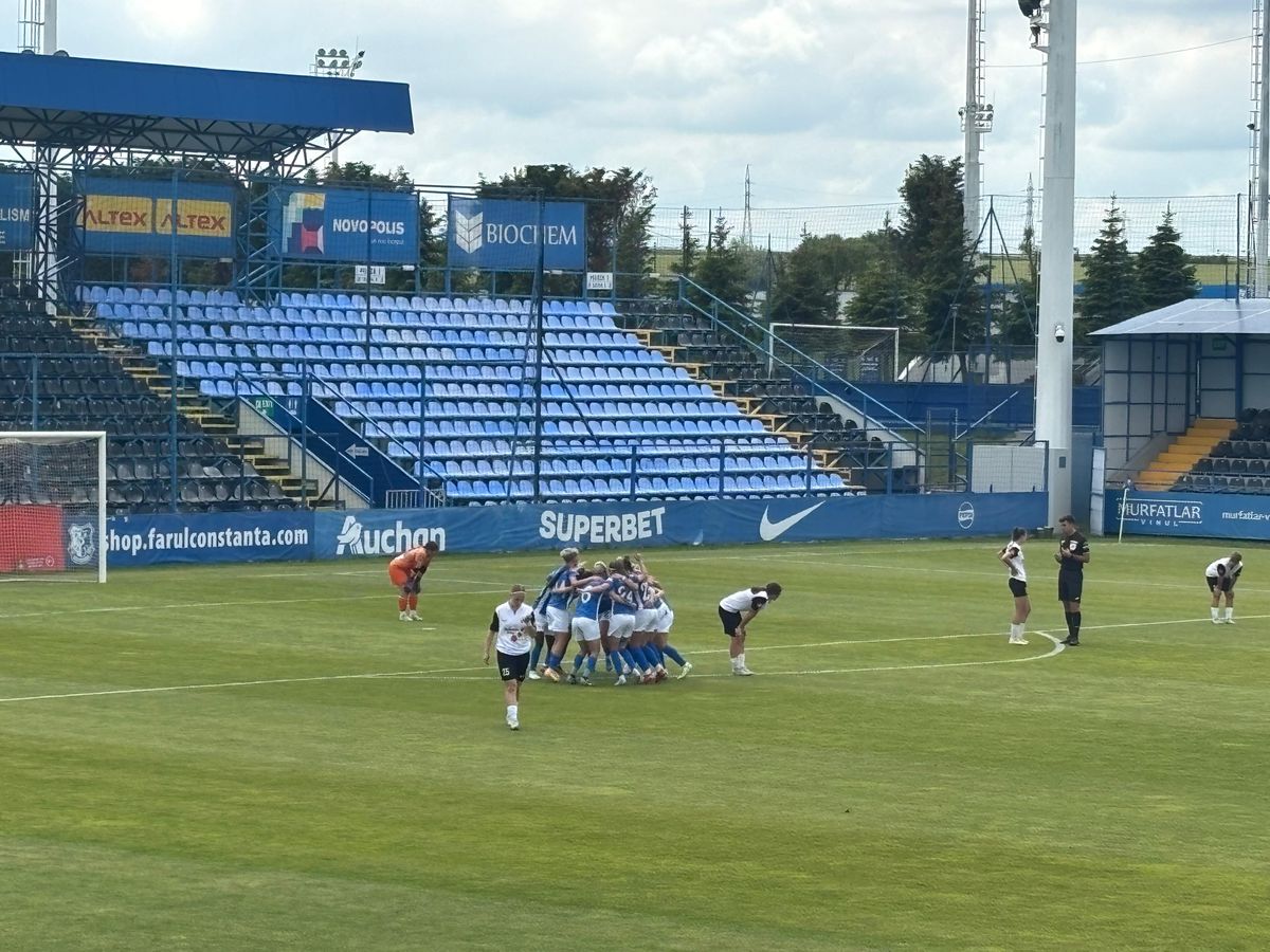 Farul, antrenament cu public la ultimul meci din Superliga feminină. Ploaie de goluri la Ovidiu