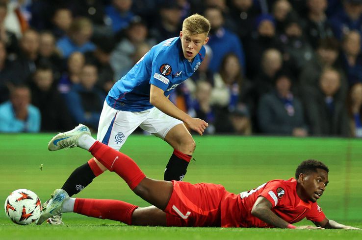 Luis Phelipe în FCSB - Rangers, scor 0-4. Foto: Cristi Preda (GSP)