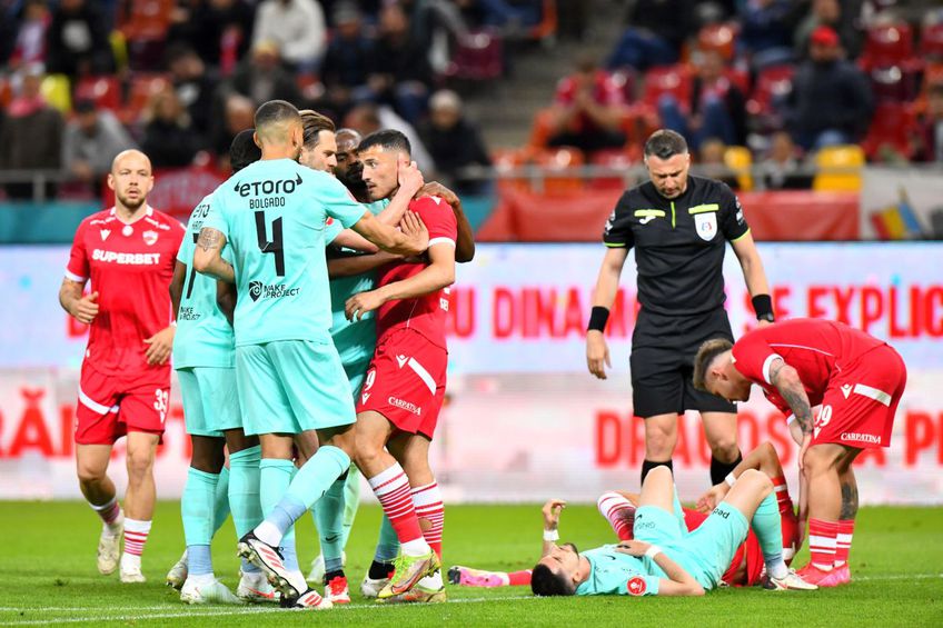 Dinamo marchează pe final și o încurcă pe CFR Cluj » FCSB are o mână și jumătate pe trofeu