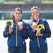 Canotoarele Ancuța Bodnar și Simona Radiș obțin primul titlu olimpic românesc la canotaj, după 13 ani! foto: Raed Krishan/GSP