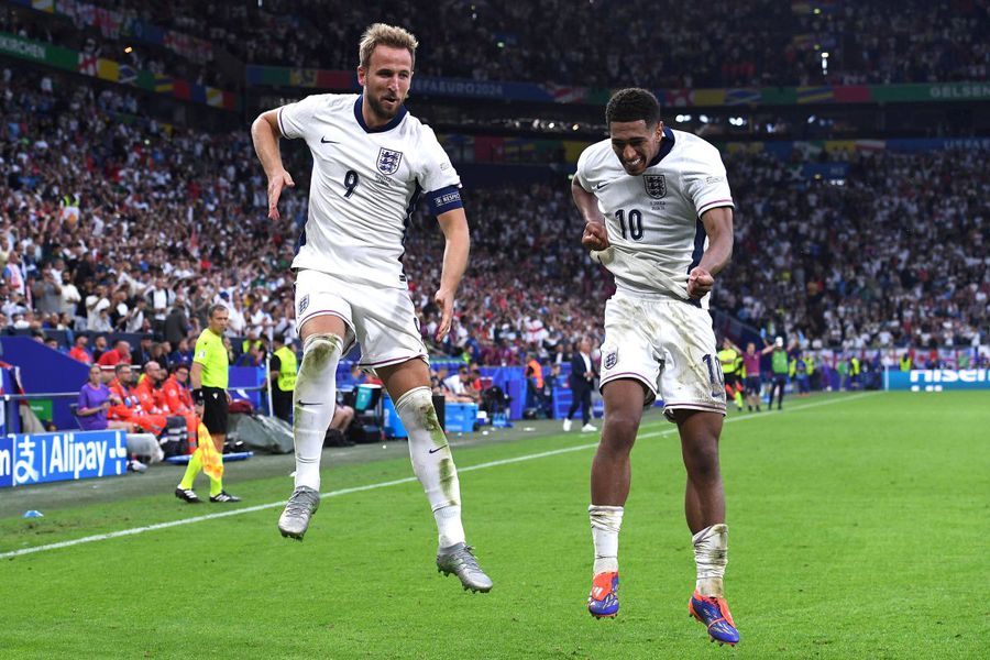 Harry Kane și Jude Bellingham, cei doi salvatori ai Angliei din meciul cu Slovacia / Foto: Imago Images 5 bune, 5 rele » Am învățat să iubim România ... dar există ceva care ne-a enervat cu Olanda! + Care e faza cu „dictatorul” Cristiano Ronaldo sau cu cocaina din tribune?